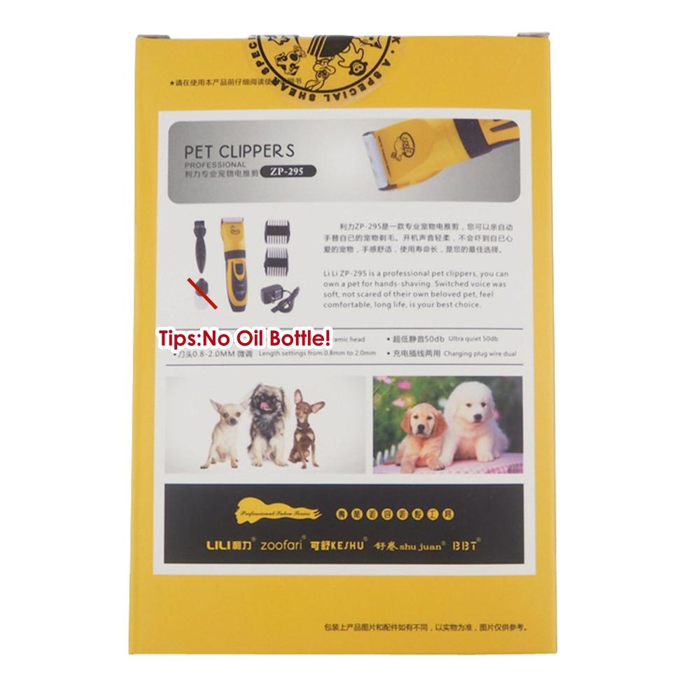 Professional Lili ZP295 35W Electric Scissors Professional Pet Hair Trimmer Animals Grooming Clippers Dog Hair Trimmer Cutters 110-240V AC