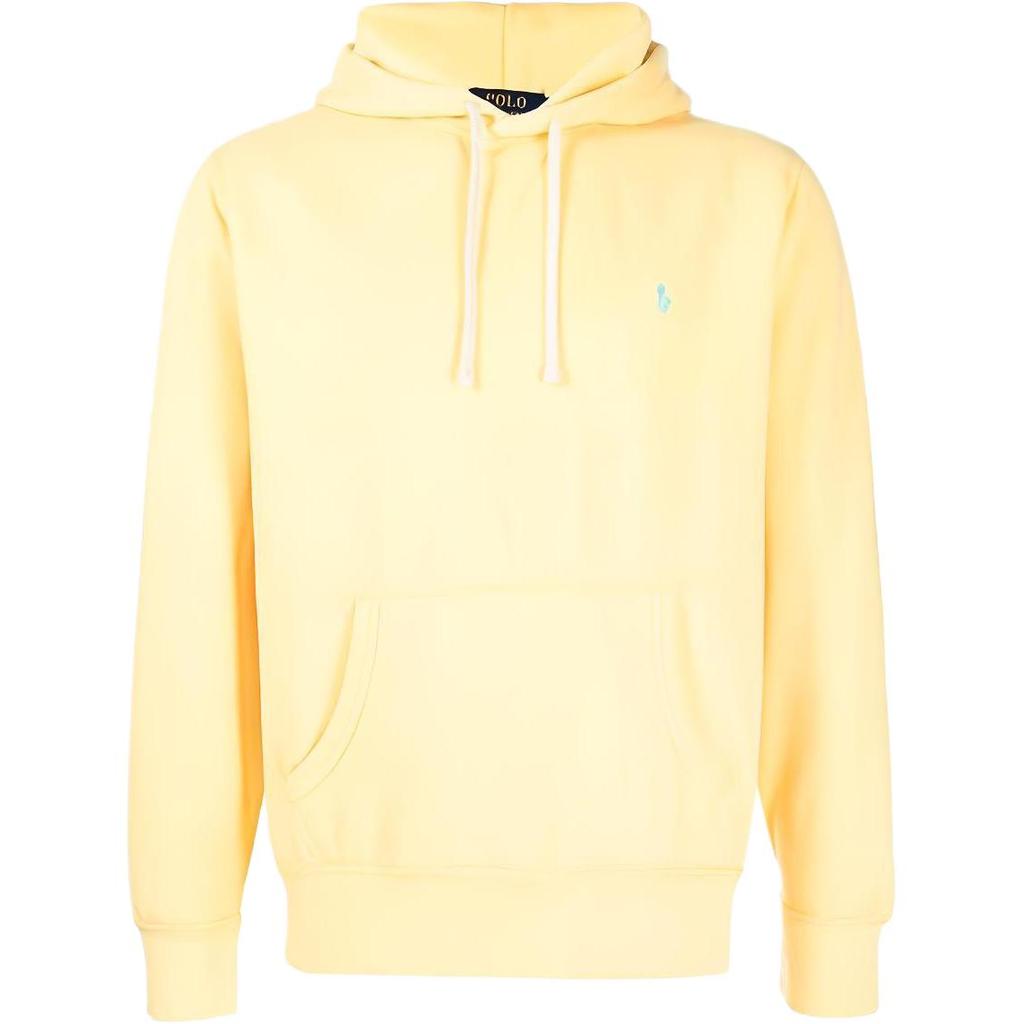 Polo Ralph Lauren Ss23 Логотип Вышитый Завязка Толстовка Мужские толстовки Желтый 710766778-049