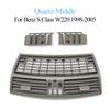 Car Front Dashboard Left Right Middle AC Vent Grille Outlet Panel Cover For Benz 1998-2005 S Class W220 2208300154, 2208300254