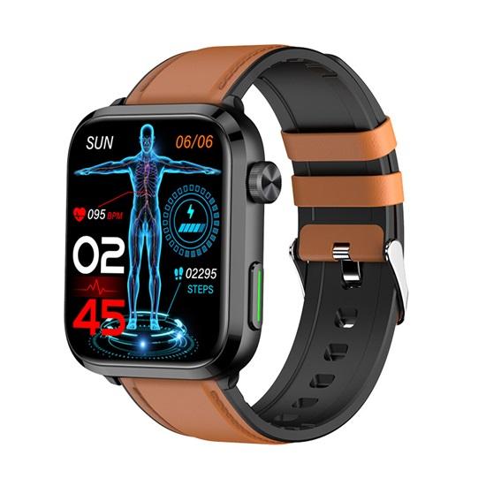 SACOSDING Bluetooth Call Смарт-часы Артериальное давление Кислород в крови Мониторинг сна Дистанционный уход за семьей и другом Спортивные умные часы для мужчин