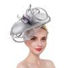 Свадебные аксессуары для волос Шпилька повязка на голову Перо Сетка Цилиндр Головной убор