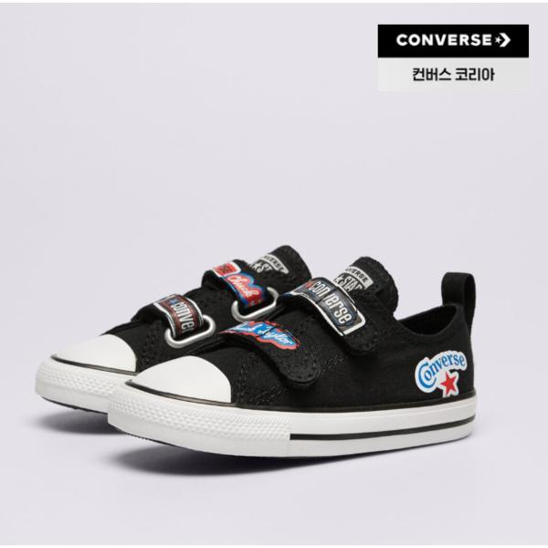 Converse Детские легкие кеды из парусины 2v на липучке Chuck Taylor