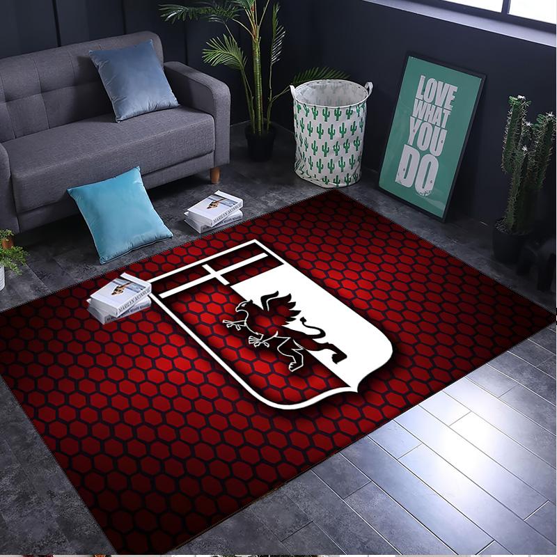 1PC rug Lion Shield Genoa Carpet, Chair Rug,Area Rug for Office Bedroom living rooms bedroom, Doormat decor Christmas fan gifts