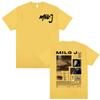 Rapper Milo J Music Album 2025 Tour Merch T Shirts Fashion Hip Hop Street Pop Music T Shirt Unisex Women Casual 100 Cotton Tshirt