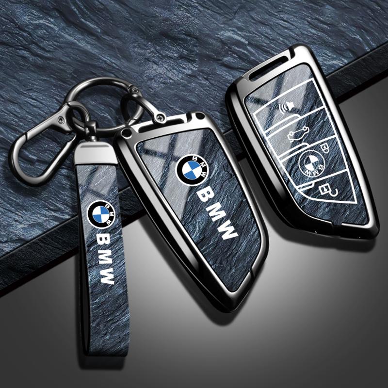 For BMW E81  Car Zinc Alloy Key Shell Key Case Holder Shell For BMW F20 G20 G30 X1 X3 X4 X5 G05 X6 X7 G11 F15 F16 G01 G02 F48 Car stickers