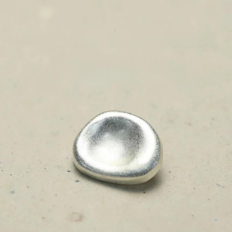 5pcs Fashionable Concave Metal Buttons Beautiful Plating Metal Gold/Silver Buttons Clothes Decorative Buttons