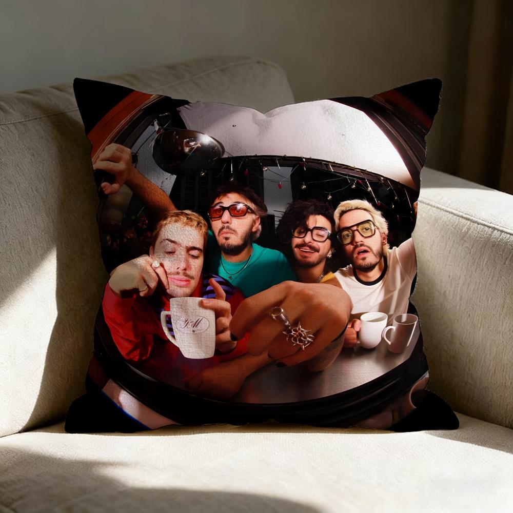 Mmorat Band Pillow Case Pillowcase Doublesided Printed Sofa Cushion Bedroom Headboard Pillow