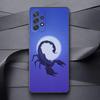 Cool insect Scorpion Phone Case For Samsung Galaxy A13,A21s,A22,A31,A32,A52,A53,A71,A80,A91 Soft Black Phone Cover