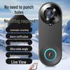 Smart WiFi Video Doorbell with Remote Intercom and Wireless Cat Eye Surveillance