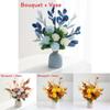 Artificial Hydrangea Flower With Vase Arrangement For Living Room Decor