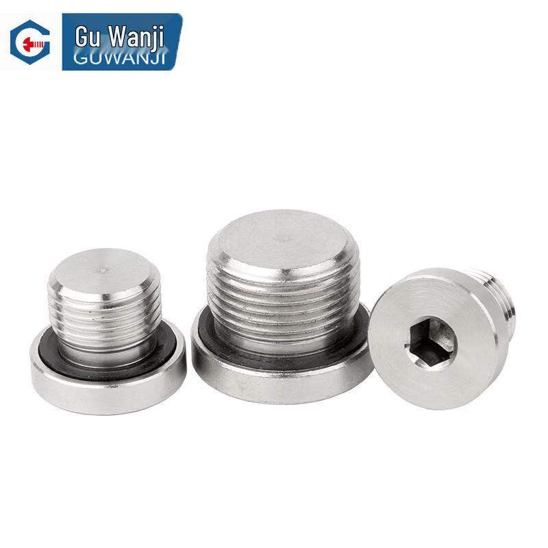 GUWANJI 304 Stainless Steel Hexagon Socket Sealing Plug