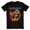 Iron Maiden Unisex Adult Number Of The Beast Devil Tail Cotton T-Shirt