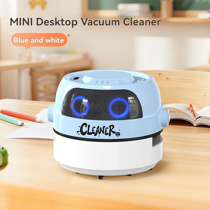 Mini Desktop Vacuum Cleaner Portable Table Crumb Sweeper Battery Operated Pencil Eraser Dust Keyboard Vacuum Cleaner