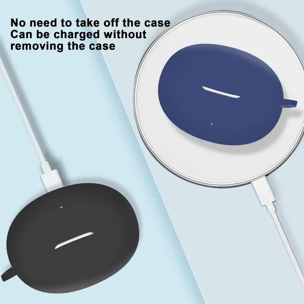 Силиконовый защитный чехол для наушников, чехол для зарядки наушников, чехол для OPPO Enco Air3 Pro для дома/путешествий