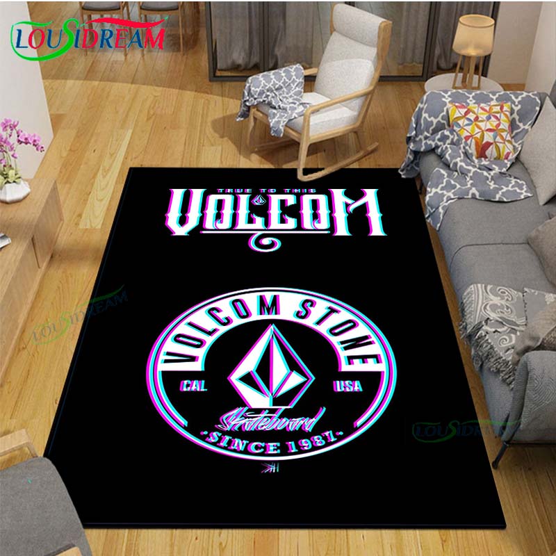 Fashion V-VOLCOMS Carpets Bedroom Becoration Living Room Decoration Carpets for Bed Room Rug Anime Rug  Area Rug