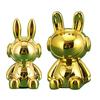 Yousheng 2 шт. Украшения в виде кролика, сидящие статуи кролика с клеем, настольный декор, фигурки кролика для домашнего стола, шкафа, автомобиля