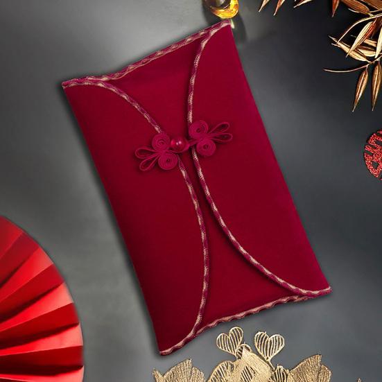 Китайские красные конверты для свадьбы Большой традиционный красный карман Счастливые деньги Хунбао для молодоженов Невеста Жених