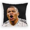 France Football K-Kylian M-Mbappe Наволочка Противопылевой Клещ Наволочка Невидимая Молния Шелковистый Короткий Плюш Наволочка для Подушки Дивана