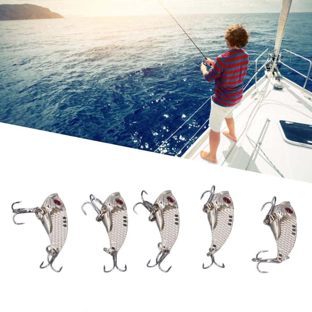 5PCS 3.5g 7g 15g Swimbaits Crankbaits Metal Spinner Spoon Lures Fishing Blade Lure For Trout