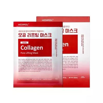 Маска для лифтинга пор MEDIPEEL Red Lacto Collagen 30 мл x 10 шт.