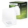 Surface-Mounted Halogen Spot Tube Movable Luminaire Amat-L Gu10 Square White