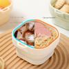 400ml Camping Bowls Silicone Food Storage Container Large Capacity Foldable Lunch Box  Outdoor