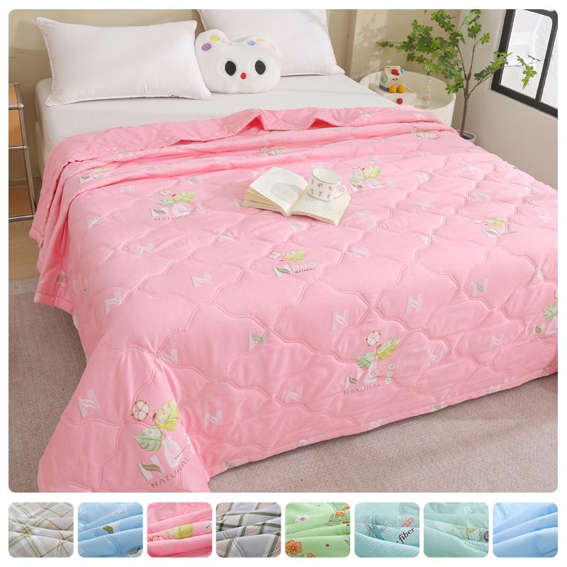 Летнее тонкое ультразвуковое стеганое одеяло, мягкое, с кондиционером, всесезонное, можно стирать в стиральной машине, односпальное, двуспальное одеяло ПОДАРОК