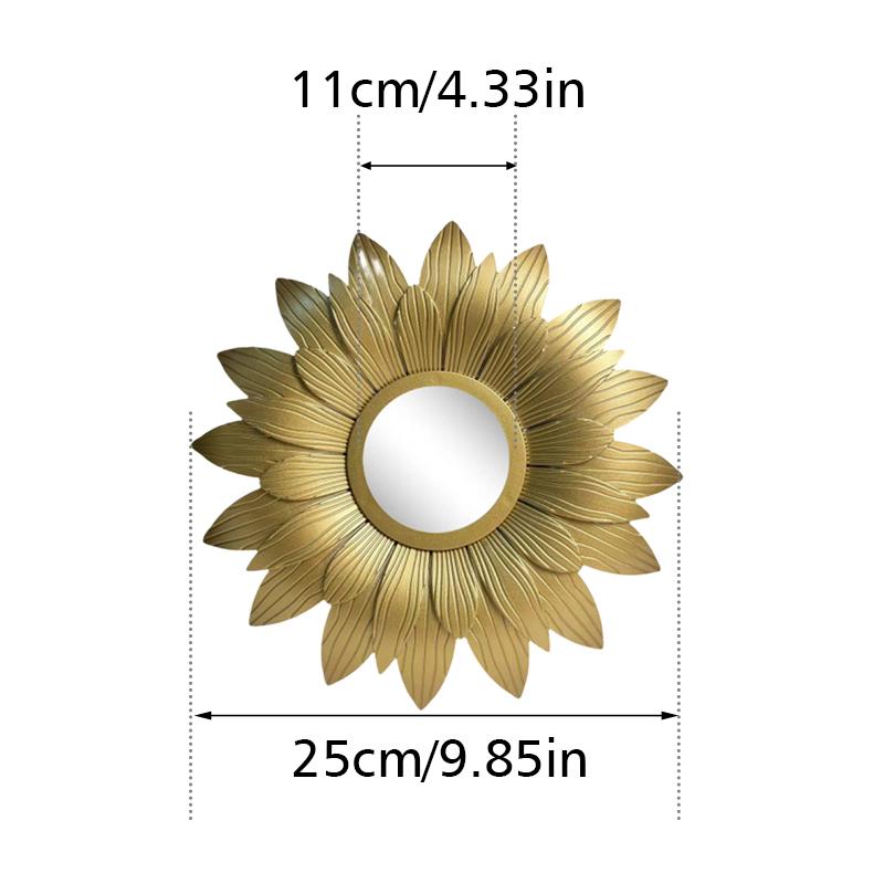 1PC/3PC Nordic Home Подвесные Зеркальные Наборы Круглые Квадратные Настенные Зеркала Наборы Золотое Подвесное Зеркало Винтаж