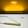 1/2PCS DC 12V 17cm Blue Super Bright LED Car COB Lights DRL Fog Driving Running Lamp Car COB LED Light Waterproof