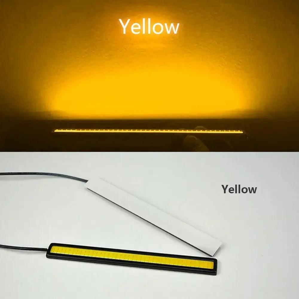 1/2PCS DC 12V 17cm Blue Super Bright LED Car COB Lights DRL Fog Driving Running Lamp Car COB LED Light Waterproof