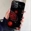 Y2k INS Чехол для телефона с граффити для iPhone17,16,15,14,13,12 Plus,Max Мягкий силиконовый черный чехол