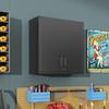Metal Wall Cabinet with Door Lock & Shelf - Ideal for Garage, Workshop & Office - No Wood, No Formaldehyde, H77 cm × W75 cm × D30 cm
