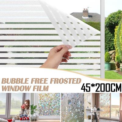 Матовая оконная пленка без пузырьков - самоклеящаяся виниловая пленка для конфиденциального стекла с травлением