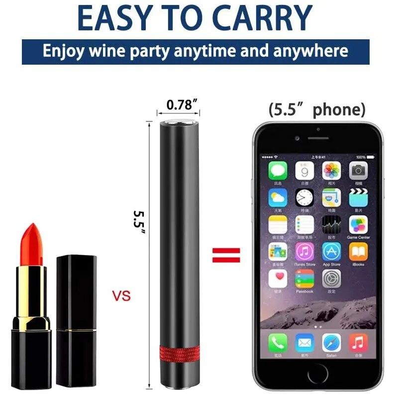 1 шт. Портативный штопор для вина, насос для подачи воздуха под давлением, открывалка для бутылок, инструменты для бара, аксессуары для домашнего ресторана, вечеринки