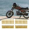 20pieces Durable Motorcycle Carburetors Main Jets Kit High Cost-effectiveness Copper Is Sturdy