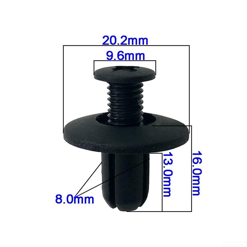 Пластиковые зажимы для крепления, винт, автомобильное крыло, универсальная пряжка, фиксированные кнопки, аксессуары, бамперы