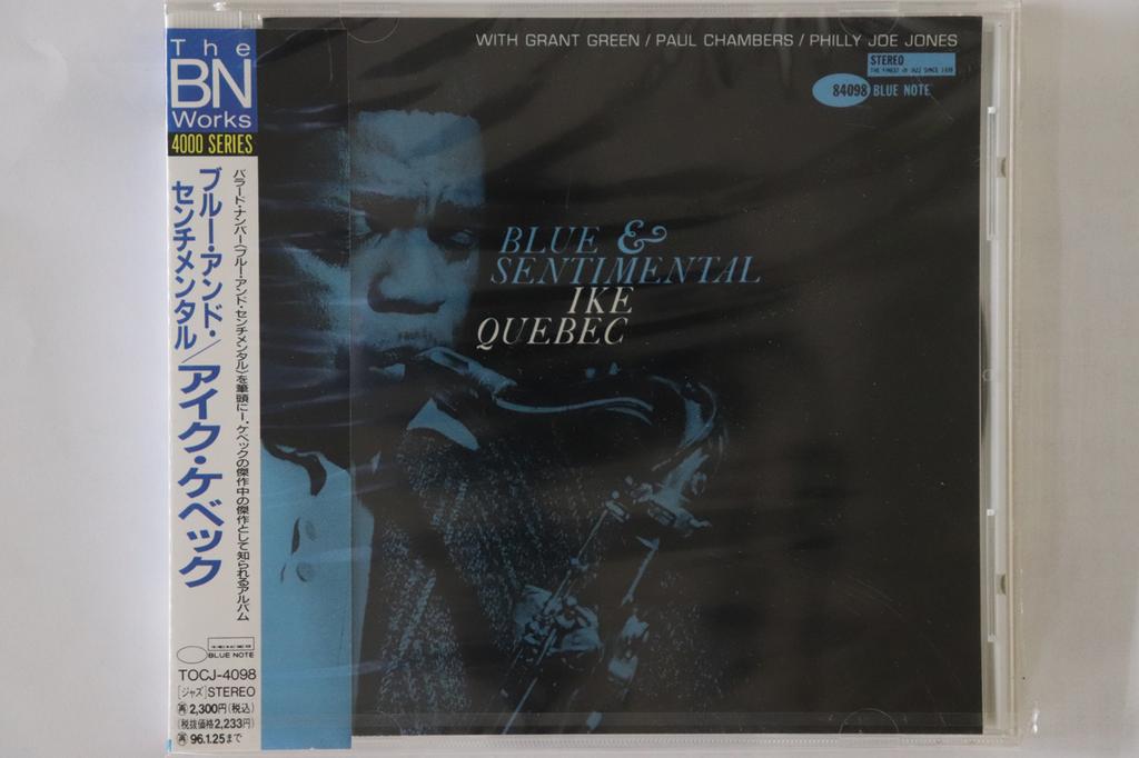 CD IKE QUEBEC - Blue & Sentimental TOCJ4098,BNST84 BLUE NOTE 1994 Japan Obi Jazz Used