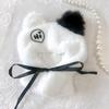 Fluffy Cat Poncho, White, for 10cm Plush Toy [Item]