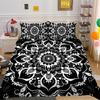 Комплект постельного белья с 3D индийской тематикой, пододеяльник с цветком пейсли, наволочка 2/3, полный размер США/Великобритании/ЕС/Австралии, мягкий быстросохнущий декоративный пододеяльник
