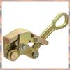 2025 Trend Wire Rope Jaw Clamp Electricity Cable Grip Pulling 1 Ton Tightening Non-Slip Carbon Steel