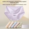 Women Spring and Autumn Cotton Jacquard Antibacterial Crotch Pregnant Women Extended Crotch Underwear