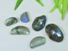 8X13-14X22MM натуральный лабрадорит шахматная огранка смешанный кабошон драгоценный камень 6 шт. лот LM-1194