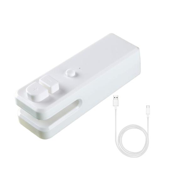 Машина для запечатывания мини-пакетов, влагостойкий запайщик пищевых упаковок, перезаряжаемый через USB, с функцией резки, сохраняющий свежесть пластиковых пакетов, запайщик пакетов для закусок