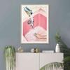 Vintage Pink Bathroom Art Print Retro Watercolor Femme Painting Girly Aesthetic Poster Nordic Toilet Decoration Canvas Pictures