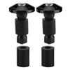 Elerose 22mm 7/8inch Motorcycle Bar End Plug, Universal Handlebar Plug End Slider Plug Cap for Racing ATV Off-Road (Black)