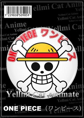 Badge Anime Pin Backpack Charm Portable Mirror Fridge Magnet Jolly Roger Luffy Zoro Nami Sanji Chopper Robin Franky