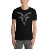 Baphomet Pentagram Satanic Satanism Gothic Horror Short-Sleeve Unisex T-Shirt