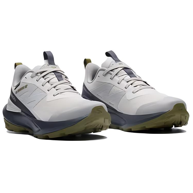 SALOMON Elixir Activ Gtx Тканевые Мягкие Удобные Нескользящие Износостойкие Низкие Походные Кроссовки Женские Походные Кроссовки Белый Серый Черный 476916