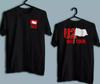 Унисекс черная футболка музыкальной группы U2 War Tour