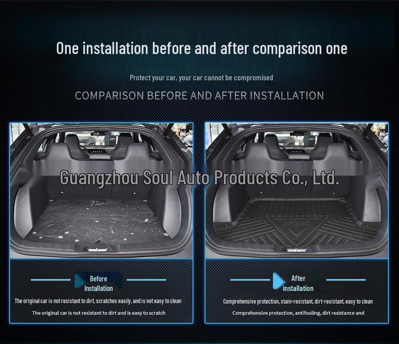 2021 Toyota Sienna TPE Водонепроницаемый Без запаха Коврик в багажник